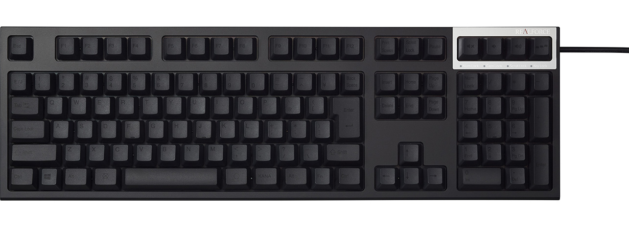 REALFORCE SA R2 日本語112配列 静音 ALL30g 昇華印刷 かななし ブラック REALFORCE SA R2 日本語112配列 静音 ALL30g 昇華印刷 かななし ブラック