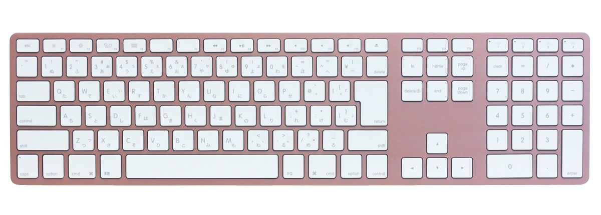 Matias Wireless Aluminum Keyboard - Rose Gold 日本語配列 Matias Wireless Aluminum Keyboard - Rose Gold 日本語配列