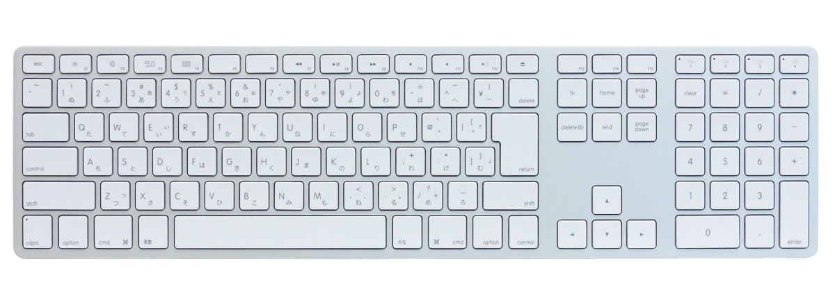 Matias Wireless Aluminum Keyboard - Silver 日本語配列 Matias Wireless Aluminum Keyboard - Silver 日本語配列