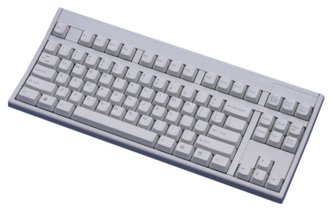 FUJITSU テンキーレスキーボード USB・87キーUS配列・ライトグレー FUJITSU テンキーレスキーボード USB・87キーUS配列・ライトグレー