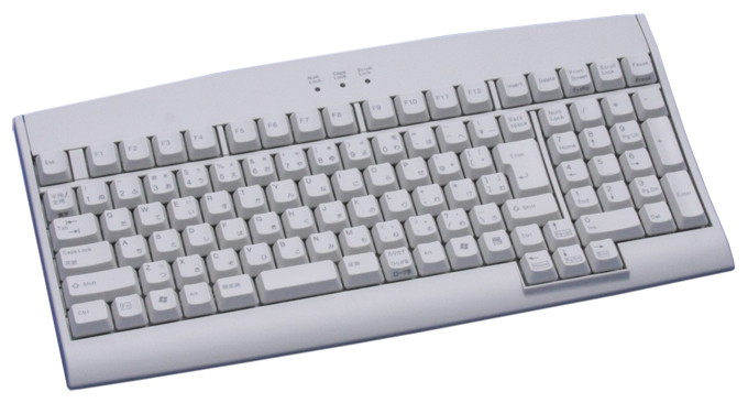 FUJITSU テンキー付 省スペースキーボード USB・106キー日本語配列・ライトグレー FUJITSU テンキー付 省スペースキーボード USB・106キー日本語配列・ライトグレー