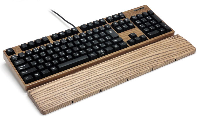 【数量限定】ヴィンテージ・チークキーボード+ウッドパームレストL Bセット 【数量限定】ヴィンテージ・チークキーボード+ウッドパームレストL Bセット