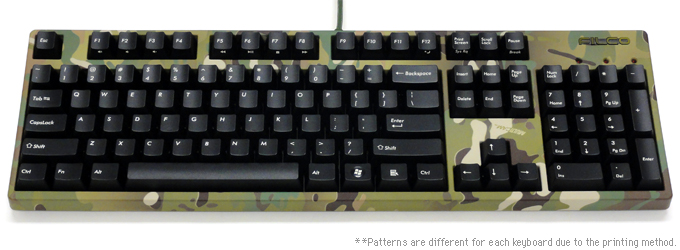 Majestouch 2 Camouflage [BlackSwitch/Fullsize/US ASCII]