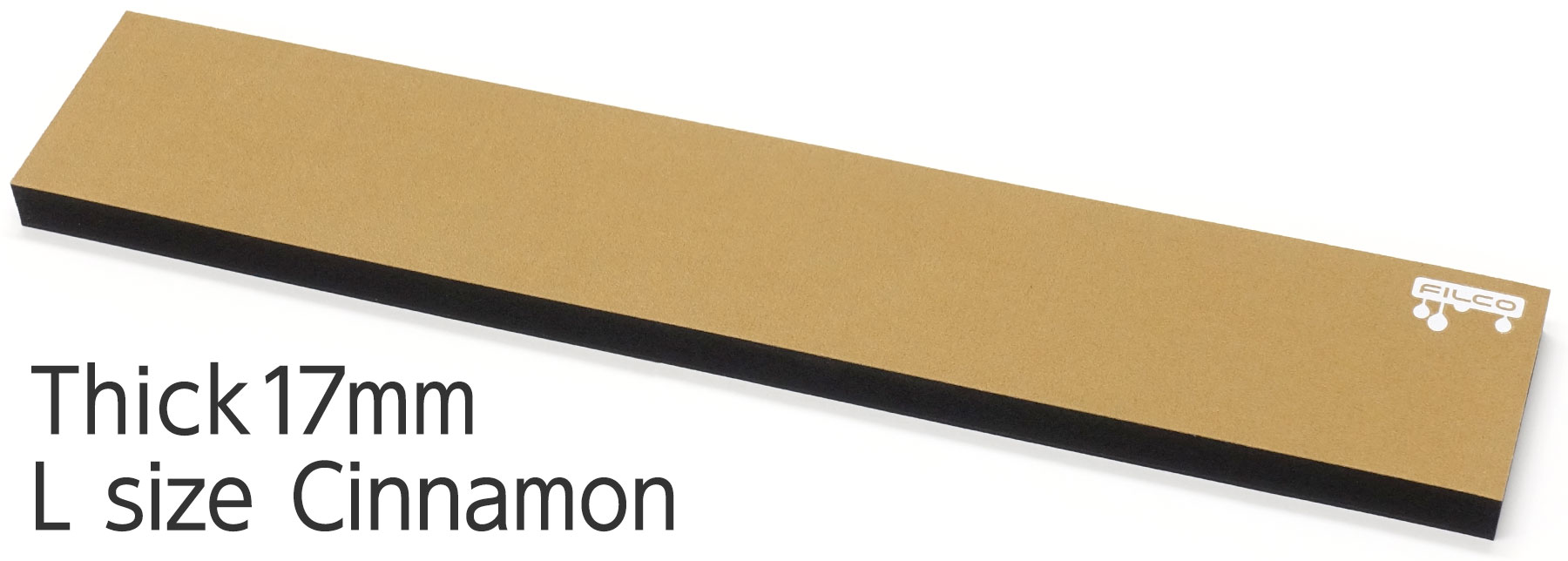 FILCO Majestouch Wrist Rest "Macaron" Thick 17mm / L size / Cinnamon