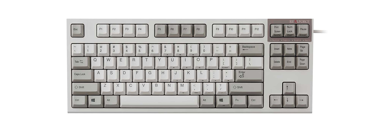 REALFORCE S R2 TKL 英語87キー 静音 変荷重 アイボリー REALFORCE S R2 TKL 英語87キー 静音 変荷重 アイボリー