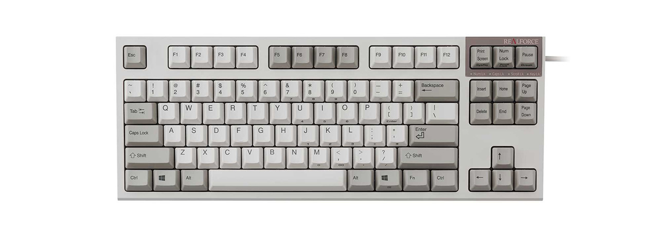 REALFORCE S R2 TKL 英語87キー 静音 ALL55g アイボリー REALFORCE S R2 TKL 英語87キー 静音 ALL55g アイボリー
