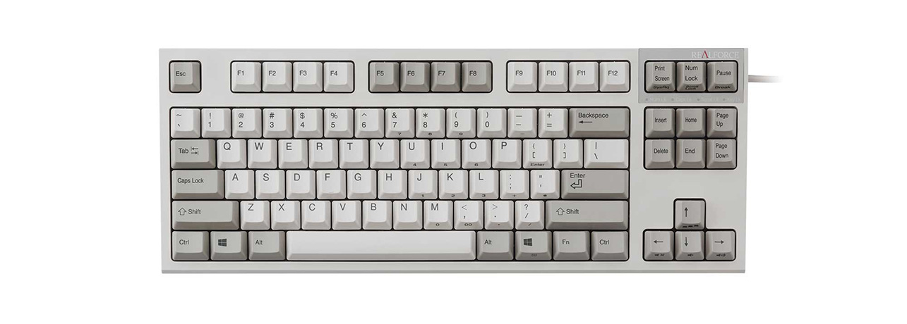 REALFORCE A R2 TKL 英語87キー APC ALL55g アイボリー REALFORCE A R2 TKL 英語87キー APC ALL55g アイボリー