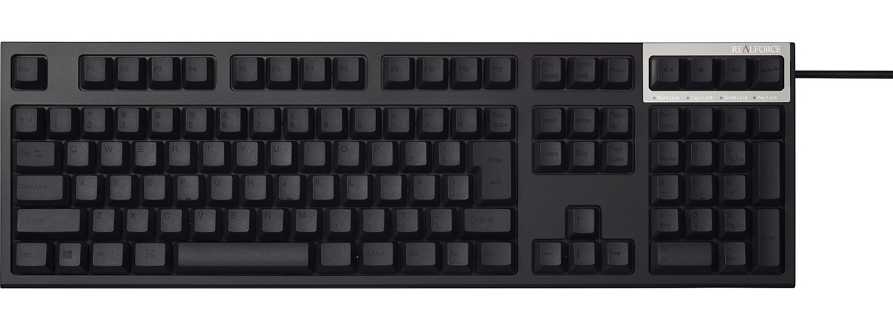 REALFORCE A R2 日本語112配列 ALL45g 昇華印刷 かななし ブラック REALFORCE A R2 日本語112配列 ALL45g 昇華印刷 かななし ブラック