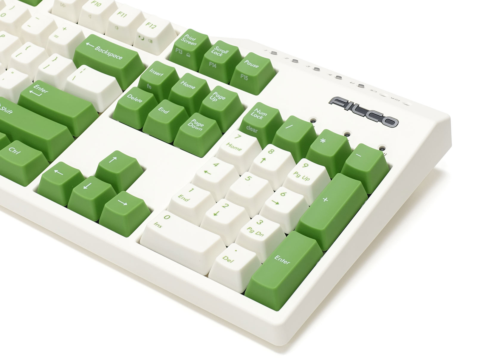 Majestouch Convertible 3 Cream White & Green 茶軸・フルサイズ・英語 US ASCII 購入ページ