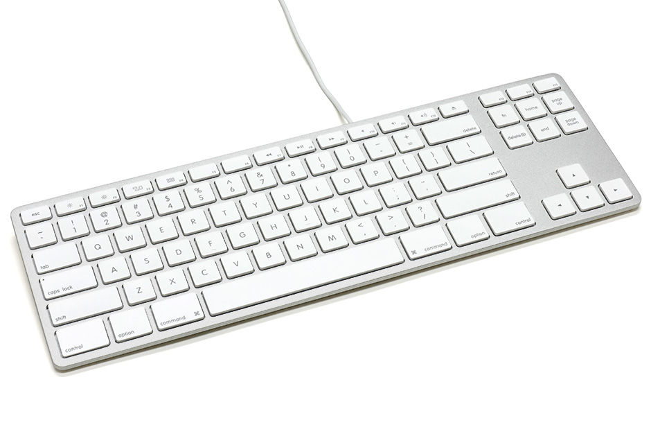 Matias Wired Aluminum Tenkeyless keyboard for Mac - Silver 英語