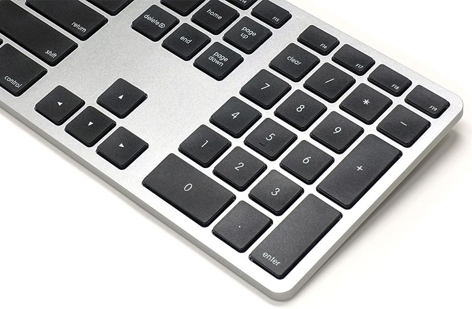 Matias Wired keyboard for Mac - Silver/Black 英語配列 購入ページ 