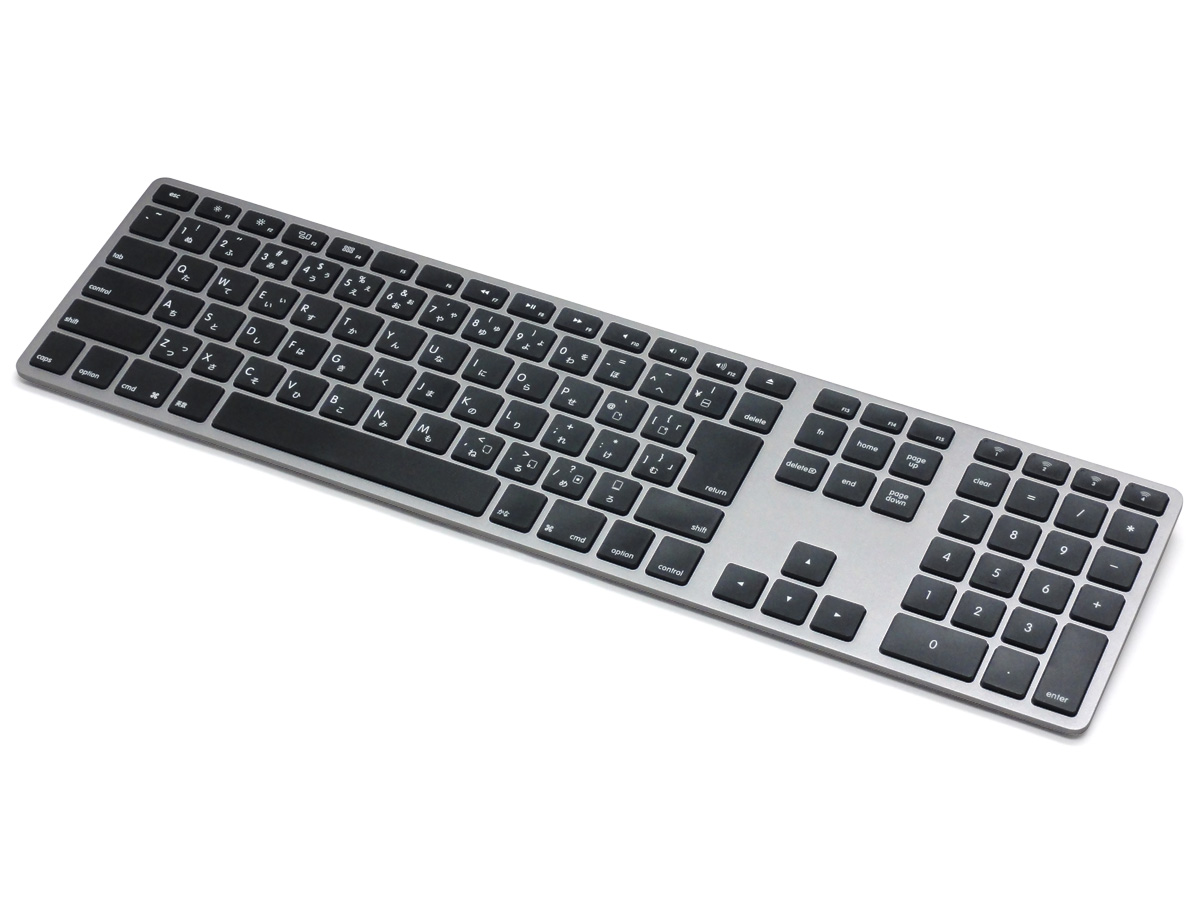 Matias Wireless Aluminum Keyboard Space gray 日本語配列製品情報 ダイヤテック株式会社