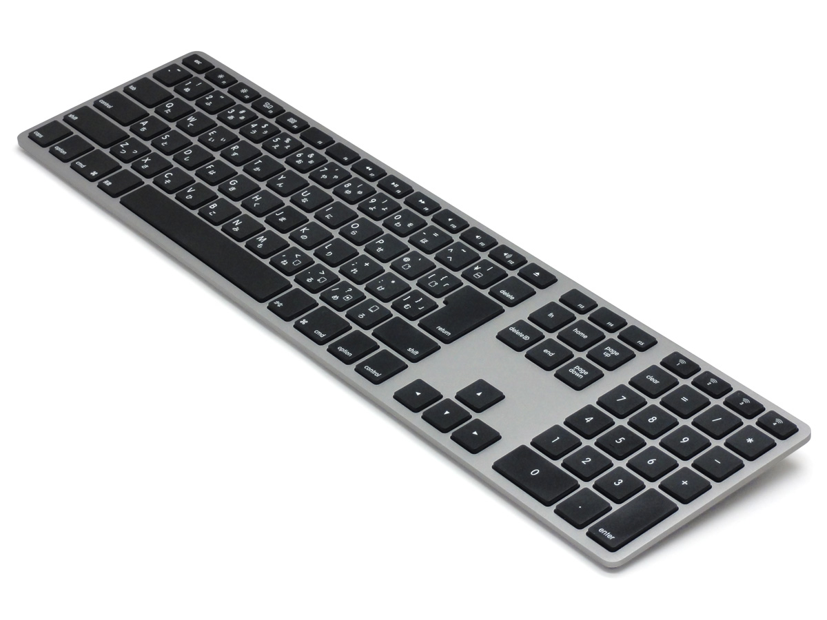 Matias Wireless Aluminum Keyboard - Space gray 日本語配列製品情報 