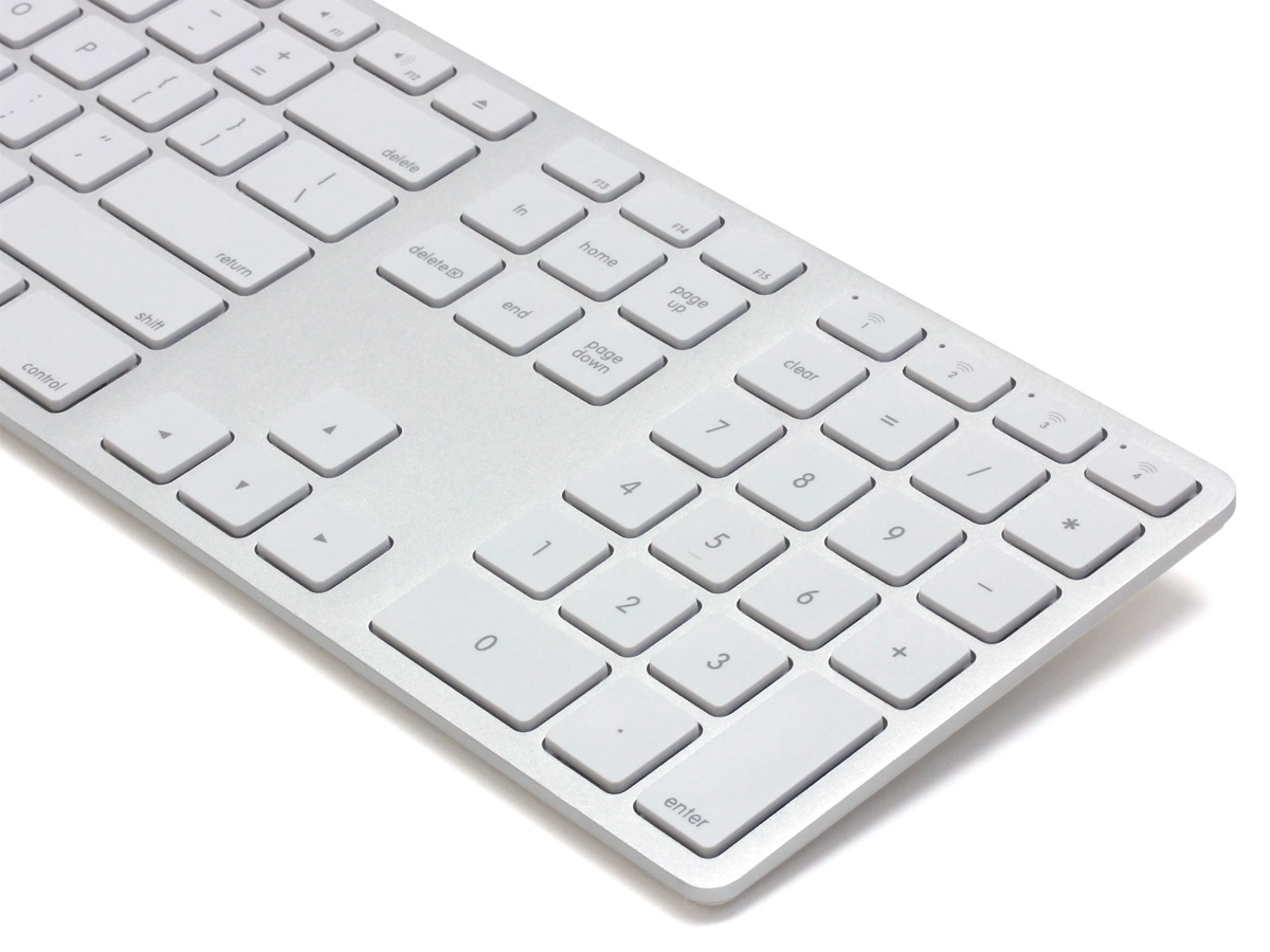 Matias Wireless Aluminum Keyboard Bluetooth3.0 MAC配列 英語版 マルチペアリング4台 スペースグレイ  ブラック FK418BTB 通販