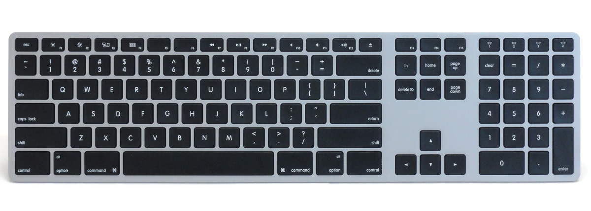 Matias Wireless Aluminum Keyboard - Space gray 英語配列製品情報 | ダイヤテック株式会社