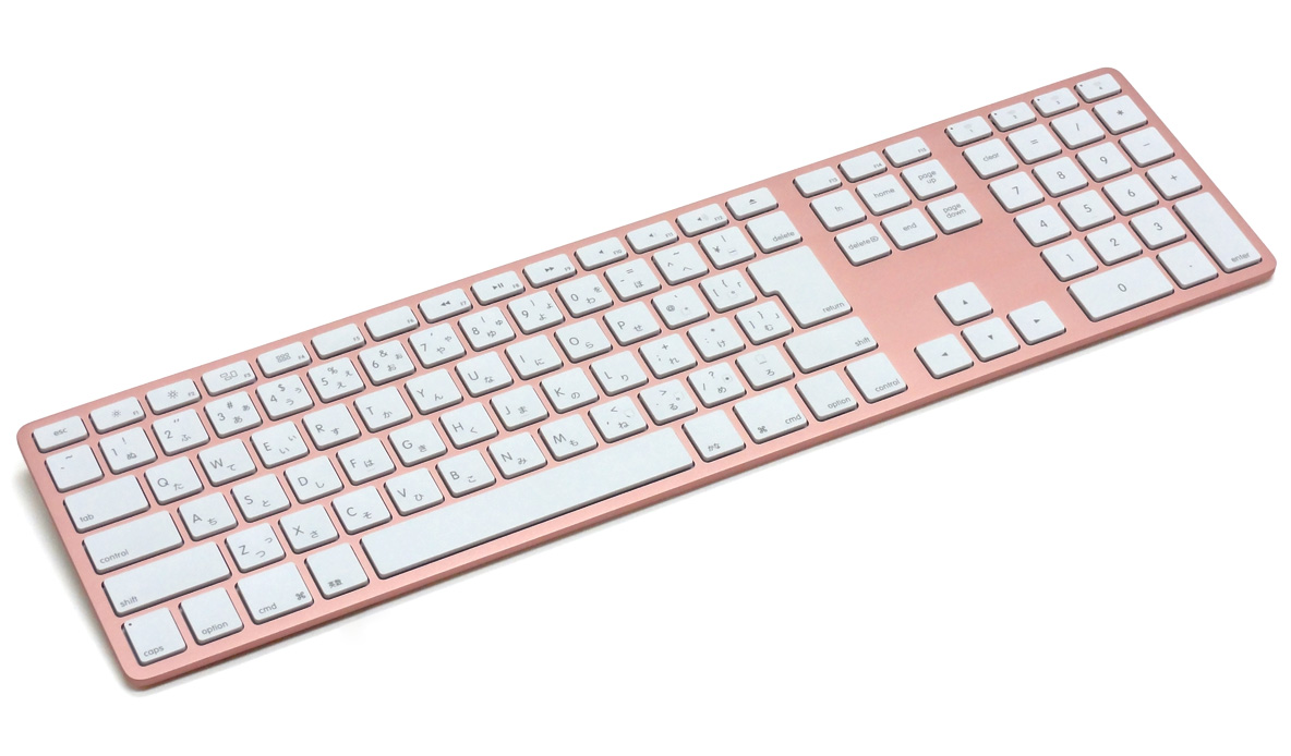 Matias Wireless Aluminum Keyboard - Rose Gold 日本語配列製品情報 | ダイヤテック株式会社