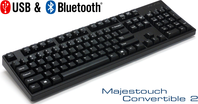 Majestouch Convertible 2 黒軸・フルサイズ・英語 US ASCII製品情報 ... FILCO キーボード Majestouch Stingray シリーズ 黒