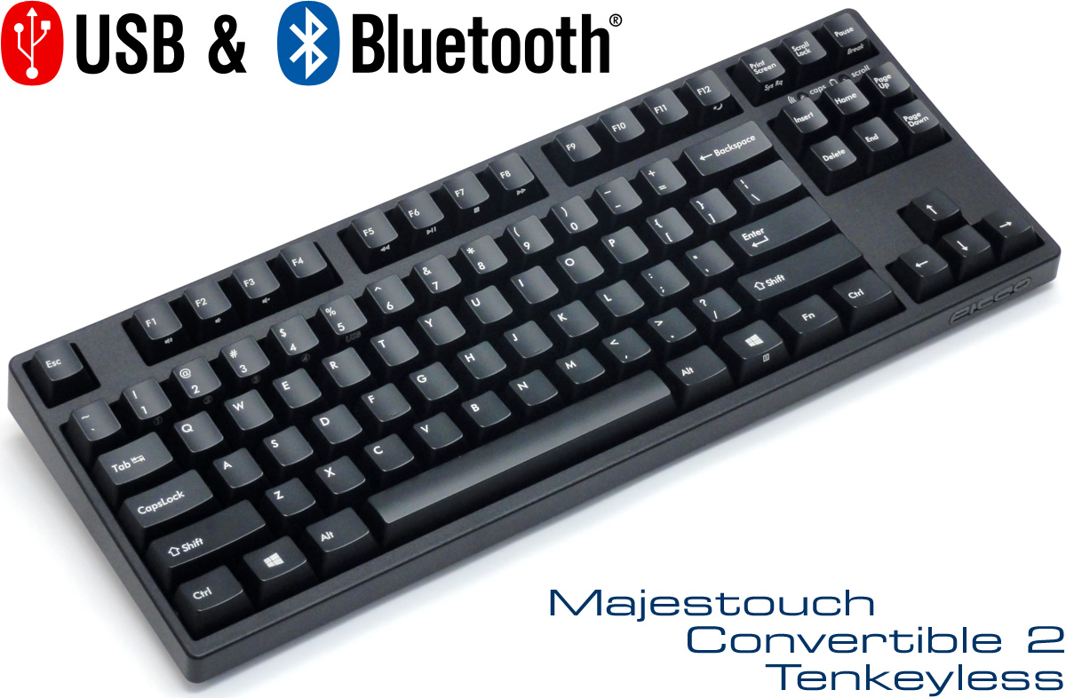 Majestouch Convertible 2 Tenkeyless 青軸・テンキーレス・英語 US ...