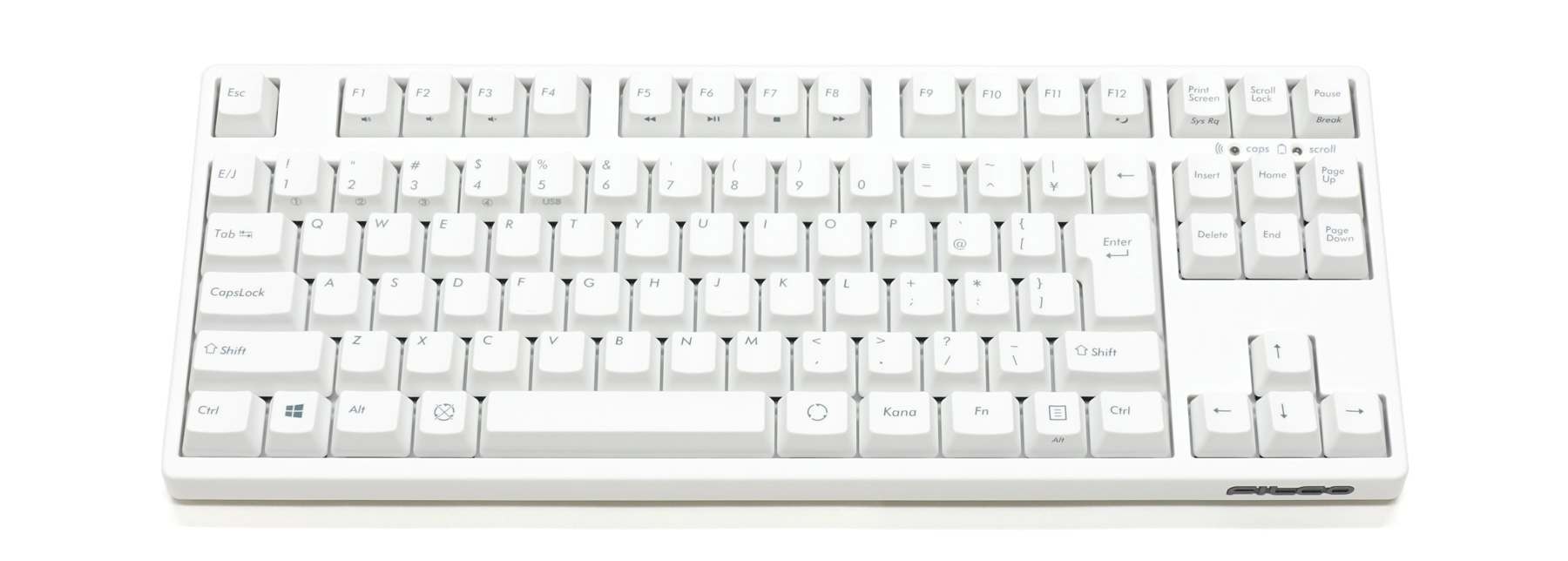 【通販限定】Majestouch Convertible 2 HAKUA Tenkeyless CHERRY MX SILENT RED 静音赤軸スイッチ・テンキーレス・日本語かななし