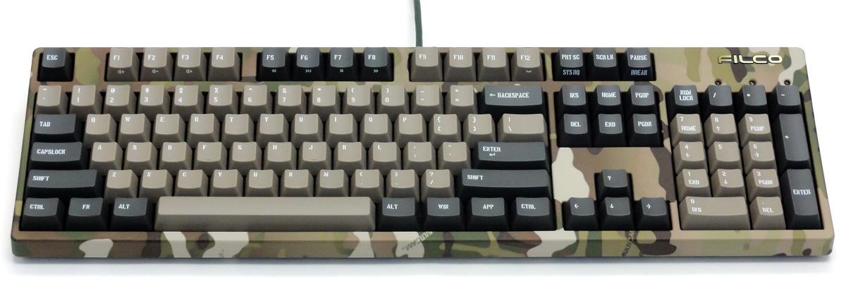 Majestouch 2 Camouflage-R 茶軸・フルサイズ・US ASCII製品情報 ...