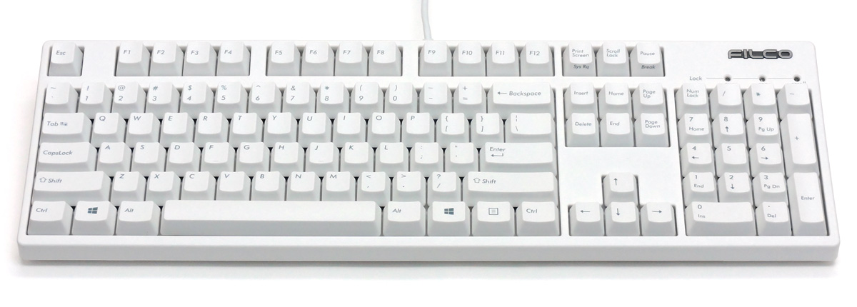 Majestouch 2 HAKUA [BrownSwitch/Fullsize/US ASCII/Matte white]