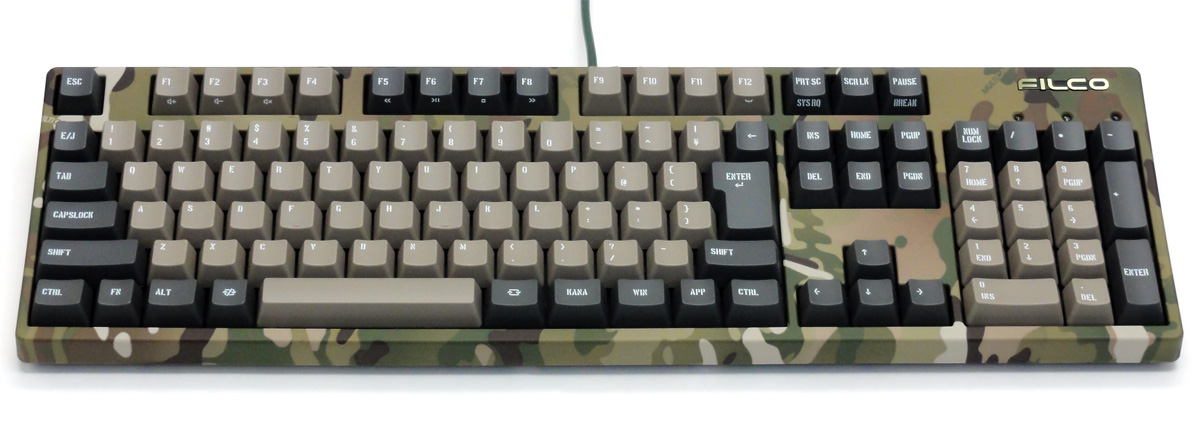Majestouch 2 Camouflage-R CHERRY MX SILENTスイッチ・フルサイズ・かななし
