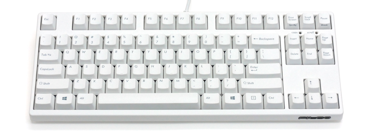 Majestouch 2 HAKUA Tenkeyless [BrownSwitch/Tenkeyless/US ASCII/Matte white]