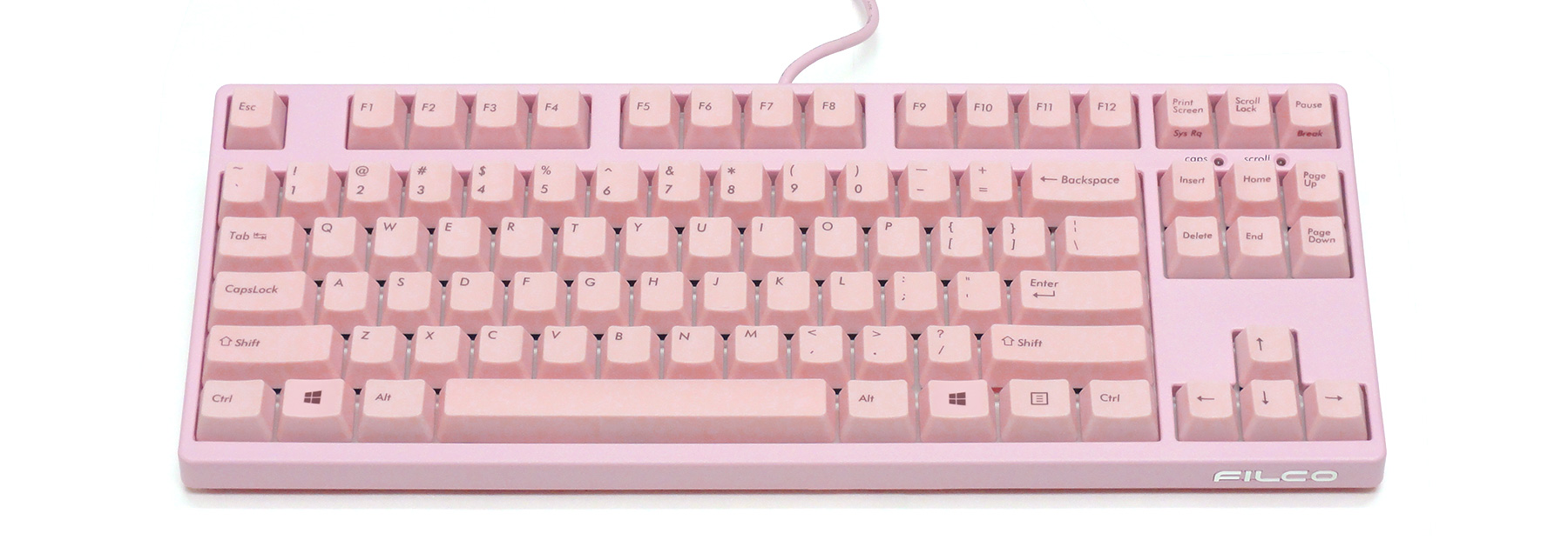 Majestouch 2 Tenkeyless Pink 茶軸・テンキーレス・US ASCII 購入ページ | ダイヤテック株式会社