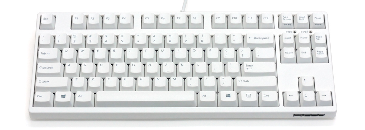 Majestouch 2 HAKUA Tenkeyless CHERRY MX SILENTスイッチ・テンキー