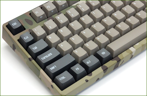 Majestouch 2 Camouflage-R 青軸・テンキーレス・かななし製品情報
