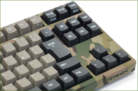 Majestouch 2 Camouflage-R 青軸・テンキーレス・かななし製品情報