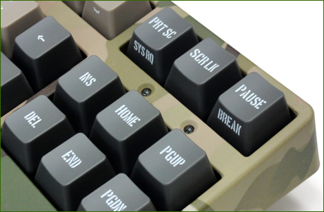 Majestouch 2 Camouflage-R 青軸・テンキーレス・かななし製品情報