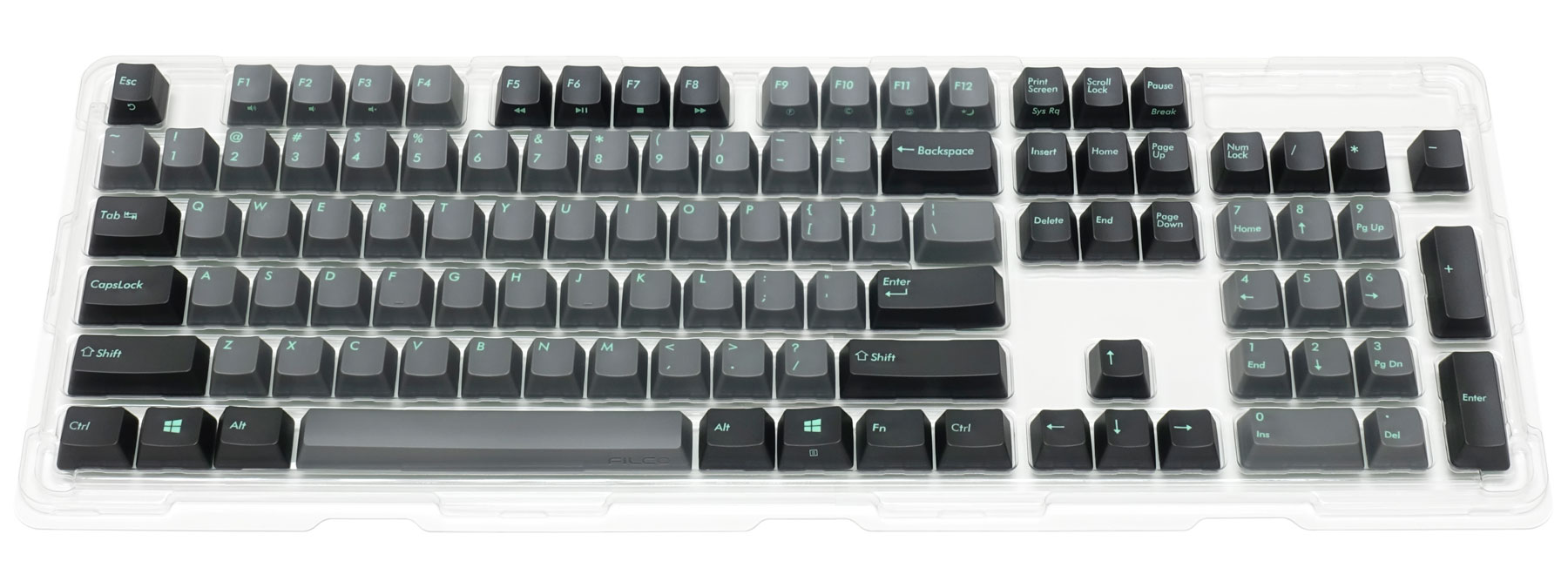 Majestouch交換用 PBT2色成形 ASAGI×Gray 2 tone Keycap set 104キー 英語配列