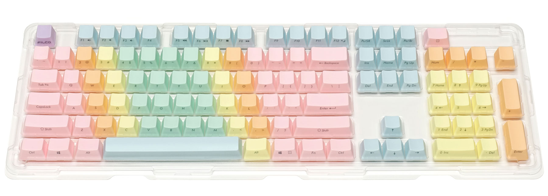 FILCO Macaron Keycap Set 英語104キー・前面印字