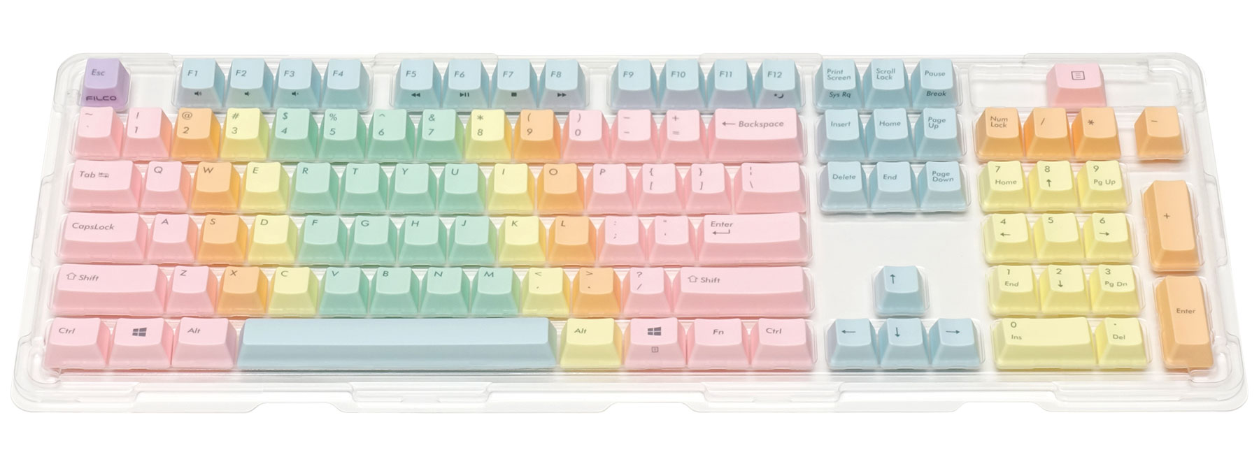 FILCO Macaron Keycap Set 英語104キー・上面印字