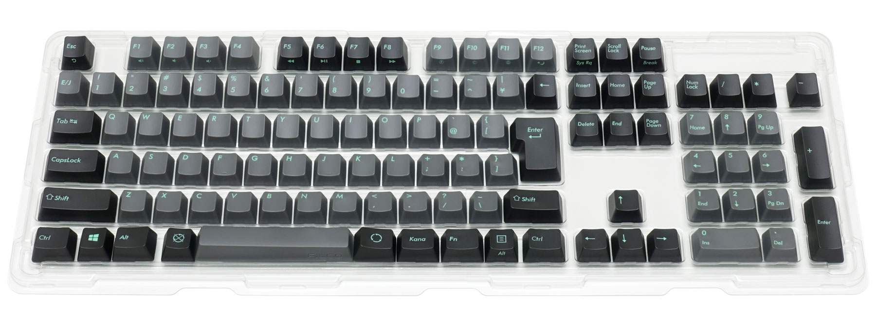 Majestouch交換用 PBT2色成形 ASAGI×Gray 2 tone Keycap set 108キー 日本語配列 かななし