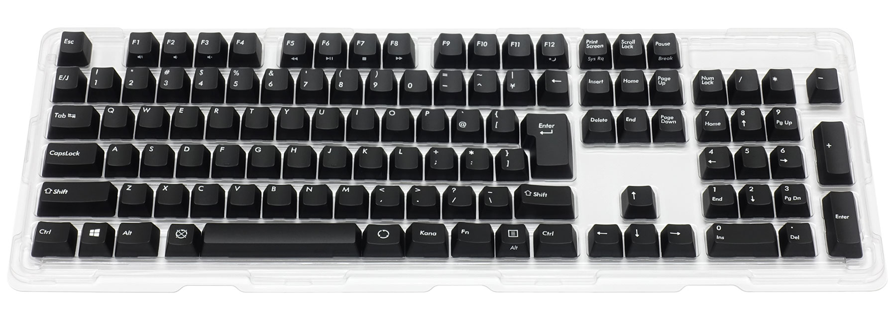 Majestouch3用 PBT2色成形キーキャップセット 日本語108キー・かななし