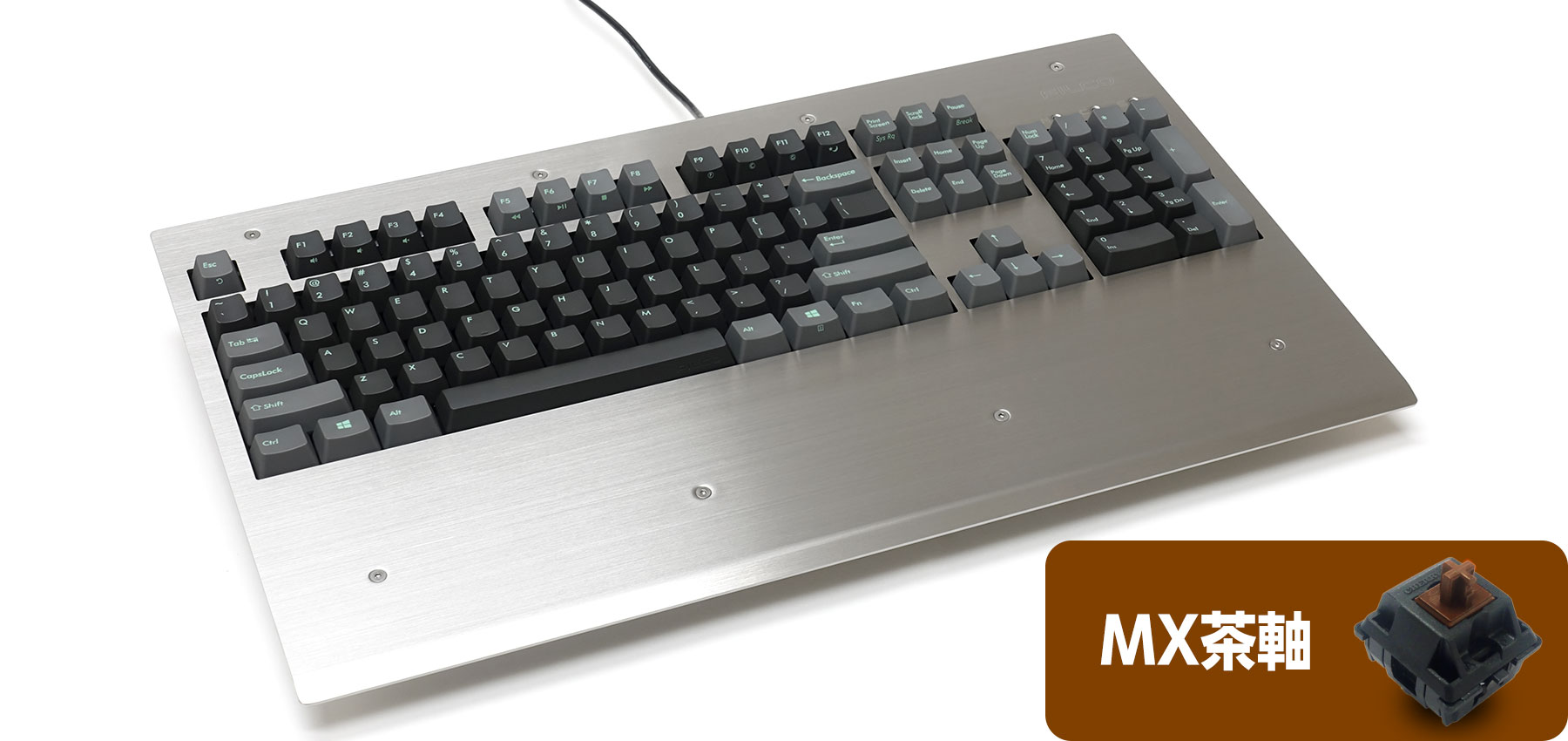 Majestouch 2S Metal SUS 茶軸・フルサイズ・US ASCII Majestouch 2S Metal SUS 茶軸・フルサイズ・US ASCII
