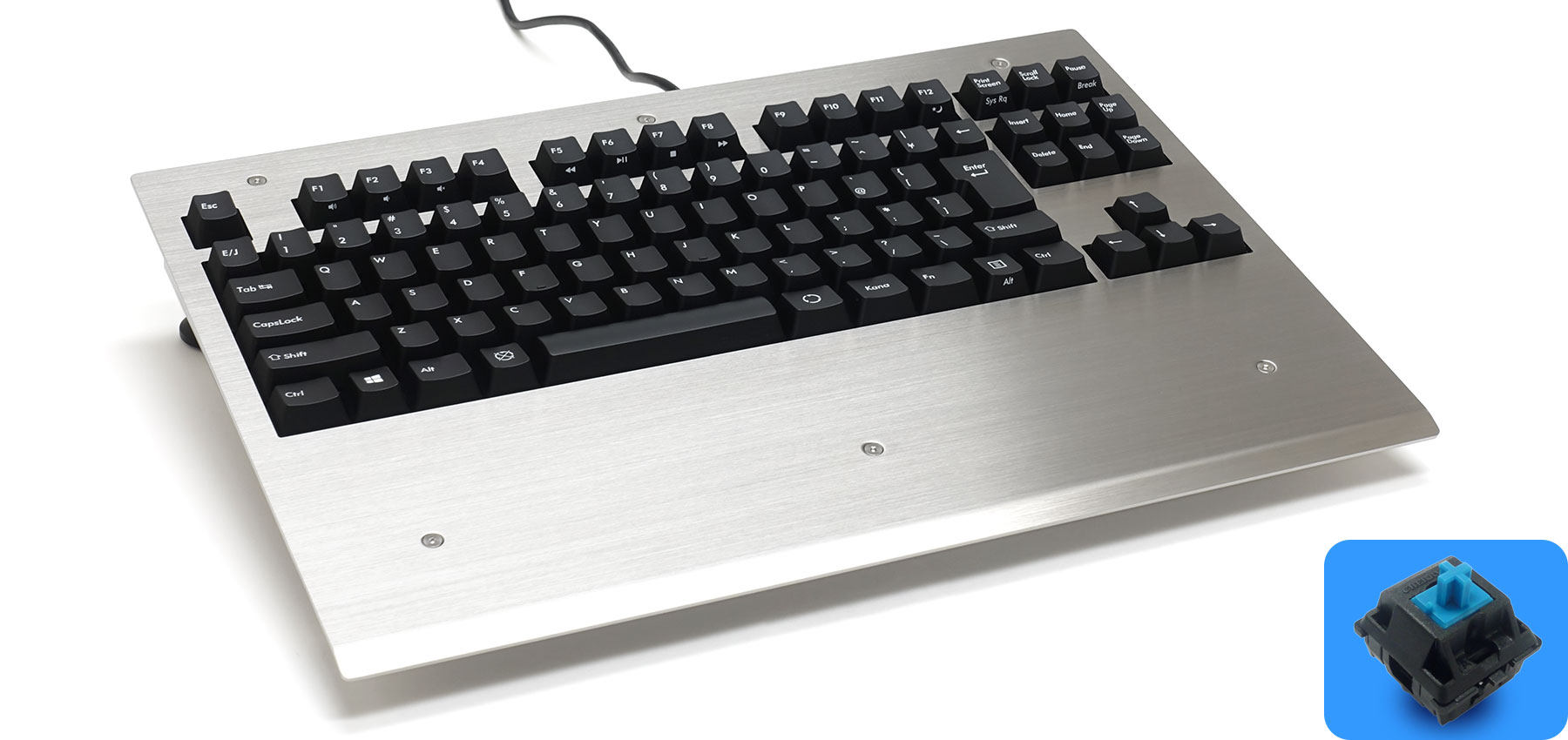 Majestouch 3 Metal SUS Tenkeyless 青軸・テンキーレス・日本語かななし