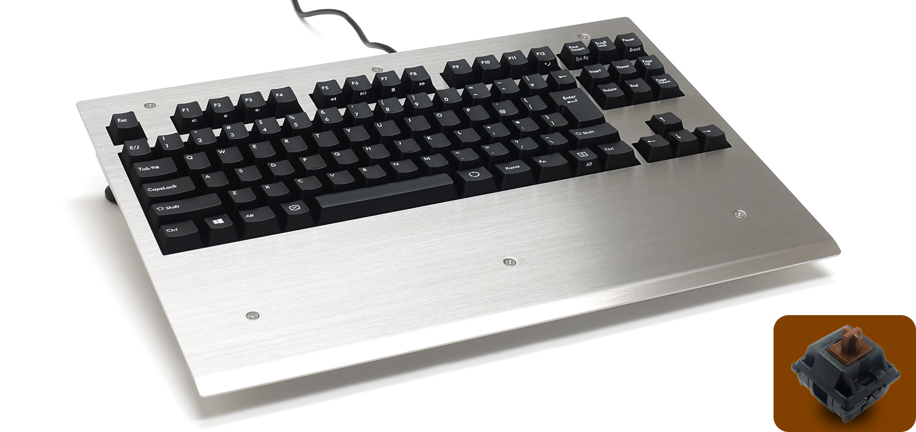 Majestouch 3 Metal SUS Tenkeyless 茶軸・テンキーレス・日本語かななし