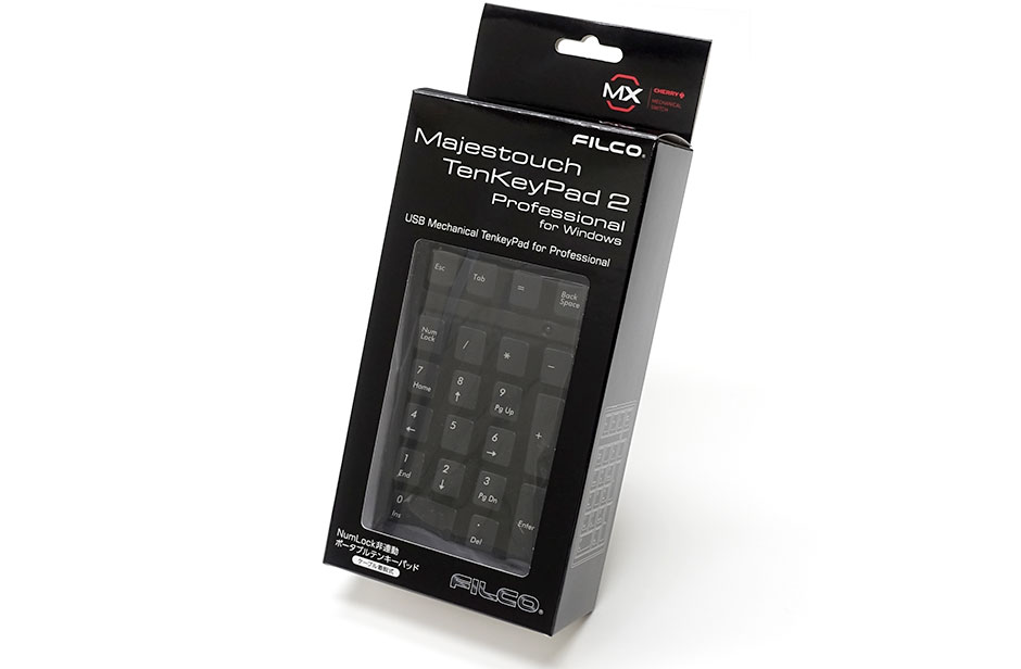 通販限定】Majestouch TenKeyPad 2 Professional 青軸・黒・21キー ...