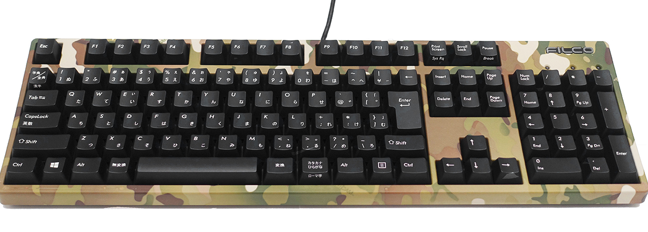 【数量限定】Majestouch 2 A+ マルチカムモデル 黒軸・フルサイズ・かなあり 【数量限定】Majestouch 2 A+ マルチカムモデル 黒軸・フルサイズ・かなあり