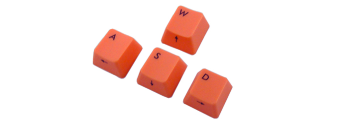 【直販限定】Majestouch用 ASDW ORANGE keycap set