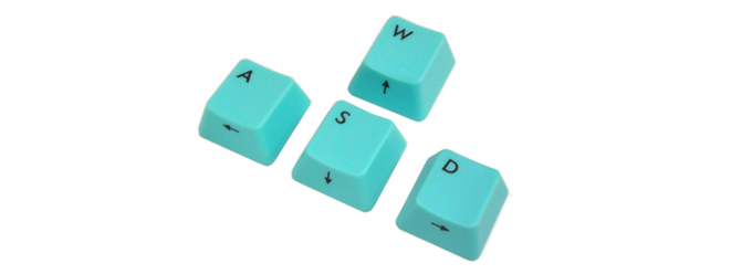 【直販限定】Majestouch用 ASDW GREEN keycap set