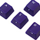 【直販限定】Majestouch用 ASDW purple keycap set