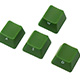 【直販限定】Majestouch用 ASDW olive green keycap set 【前面印刷タイプ】