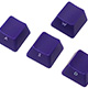 【直販限定】Majestouch用 ASDW purple keycap set 【前面印刷タイプ】