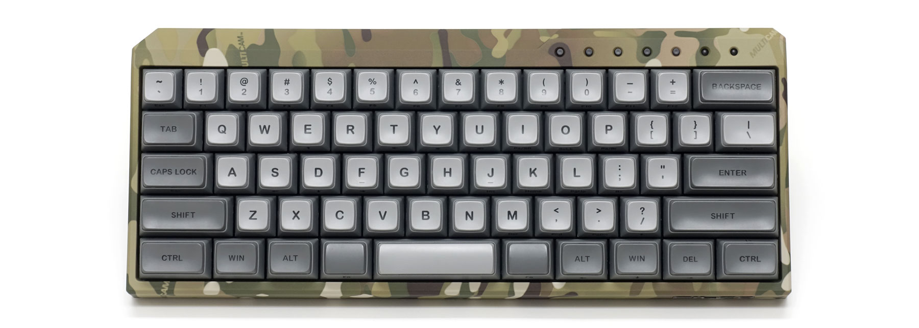 【通販限定】 Majestouch MINILA-R Convertible 黒軸・英語・Matte Black配色・Camouflage