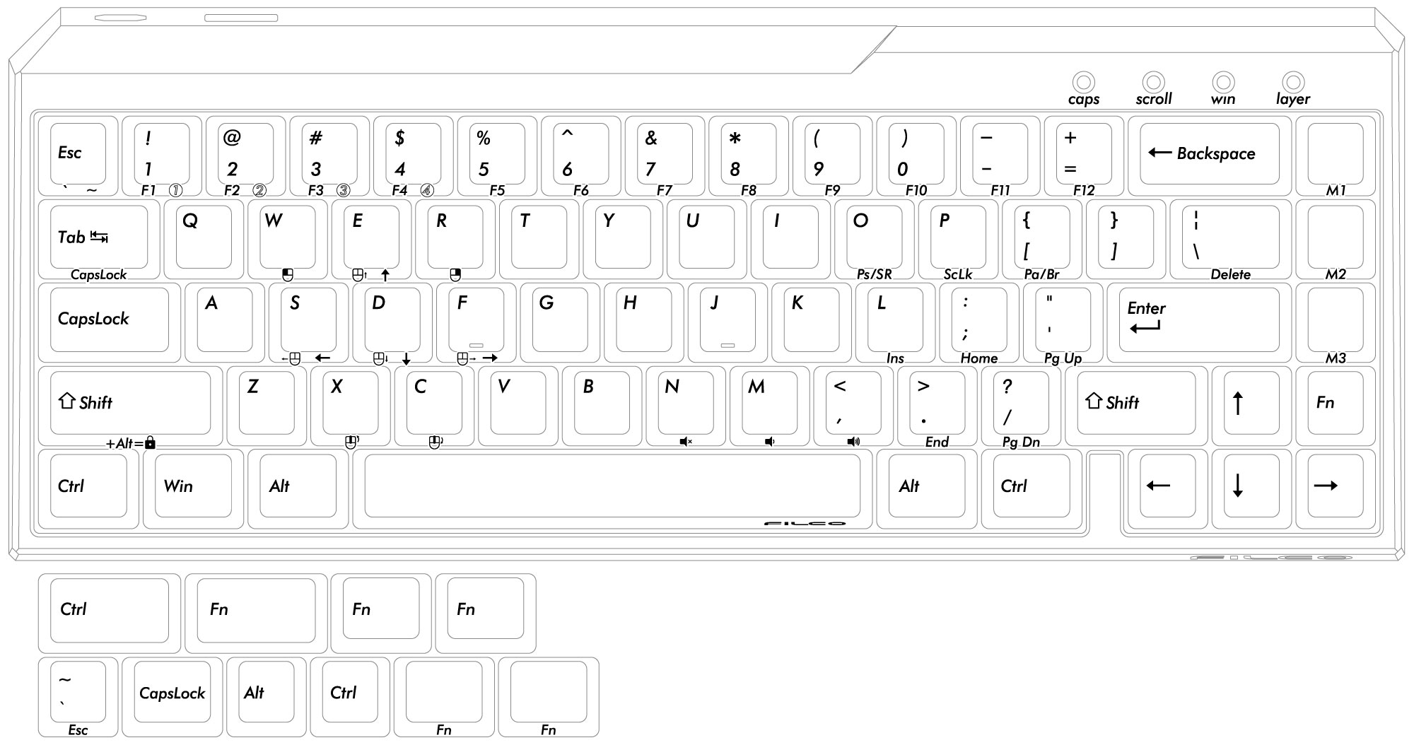 Majestouch Xacro M3A 67US MXスピードシルバー軸・英語 US ASCII・マクロ対応 購入ページ | ダイヤテック株式会社