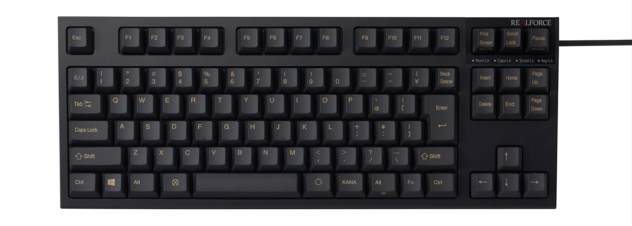 REALFORCE R2 TKL 日本語91配列 荷重ALL45g かな無し ブラック REALFORCE R2 TKL 日本語91配列 荷重ALL45g かな無し ブラック